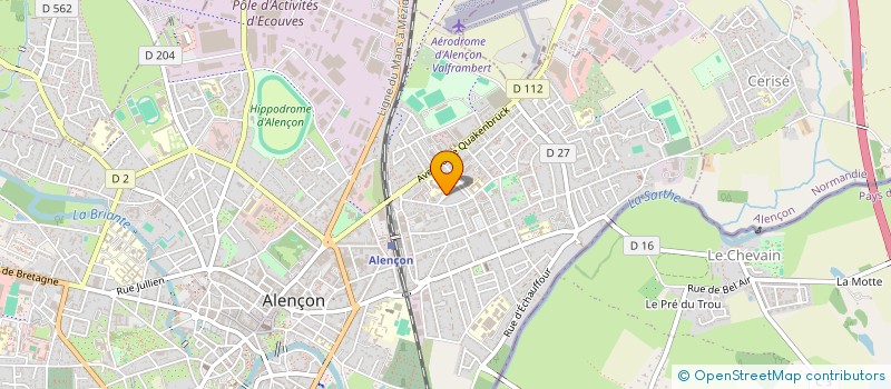 localisation de l'entreprise COLLEGE SAINT EXUPERY à ALENCON