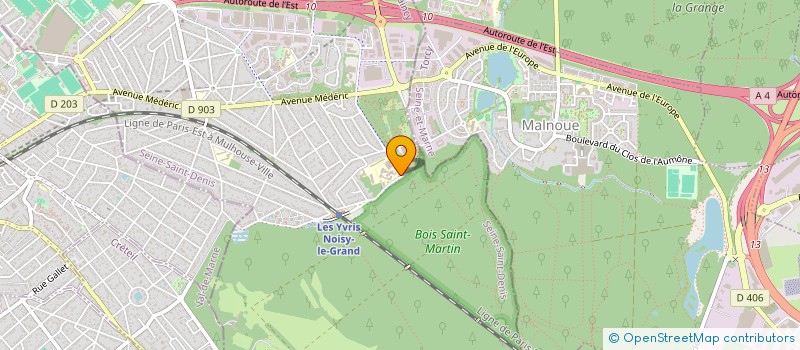 localisation de l'entreprise COLLEGE SAINT-EXUPERY  NOISY-LE-GRAND