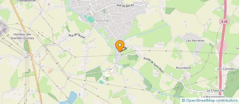 localisation de l'entreprise COLLEGE SAINT JEAN BAPTISTE DE LA SALLE  TELOCHE