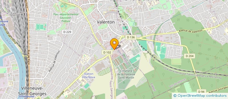 localisation de l'entreprise COLLEGE SAMUEL PATY  VALENTON