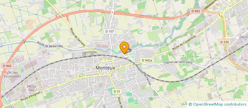 localisation de l'entreprise COLLEGE SILVE ALPHONSE  MONTEUX