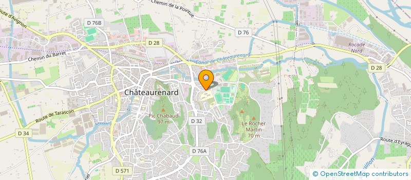 localisation de l'entreprise COLLEGE SIMONE VEIL  CHATEAURENARD