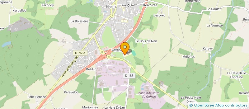 localisation de l'entreprise COLLEGE SIMONE VEIL  ELVEN