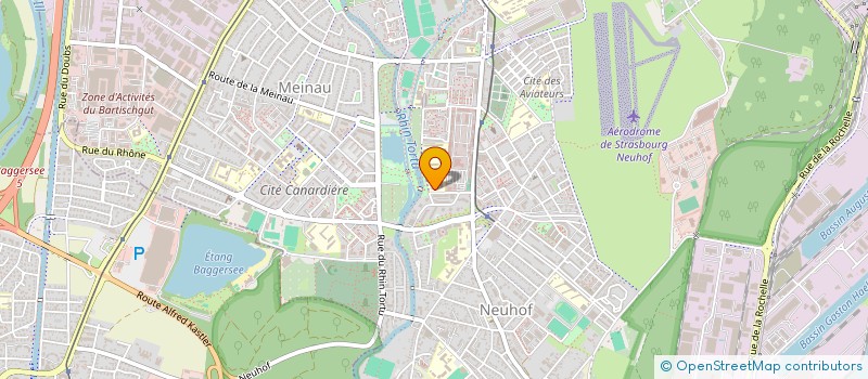 localisation de l'entreprise COLLEGE SOLIGNAC à STRASBOURG
