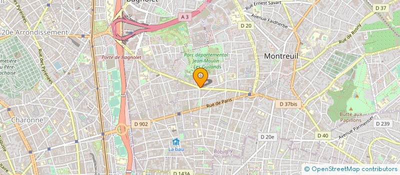 localisation de l'entreprise COLLEGE SOLVEIG ANSPACH à MONTREUIL