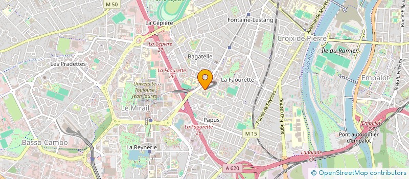 localisation de l'entreprise COLLEGE STENDHAL à TOULOUSE
