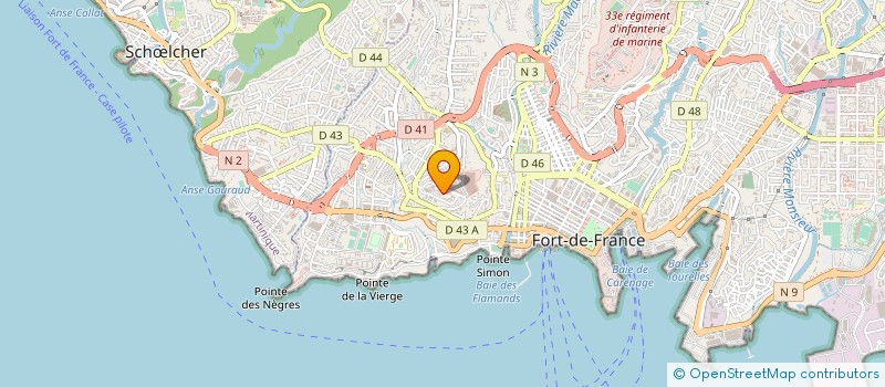 localisation de l'entreprise COLLEGE TARTENSON à FORT-DE-FRANCE