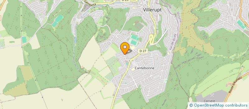 localisation de l'entreprise COLLEGE THEODORE MONOD  VILLERUPT