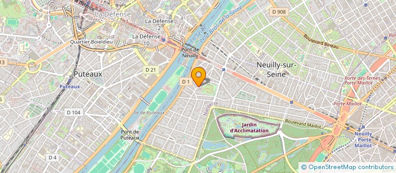 localisation de l'entreprise COLLEGE THEOPHILE GAUTIER à NEUILLY-SUR-SEINE