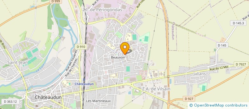 localisation de l'entreprise COLLEGE TOMAS DIVI à CHATEAUDUN