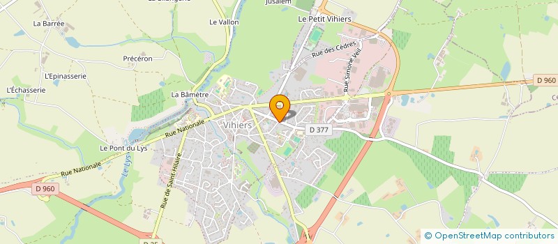 localisation de l'entreprise COLLEGE VALLEE DU LYS à LYS-HAUT-LAYON