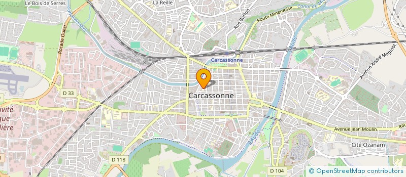 localisation de l'entreprise COLLEGE VARSOVIE  CARCASSONNE