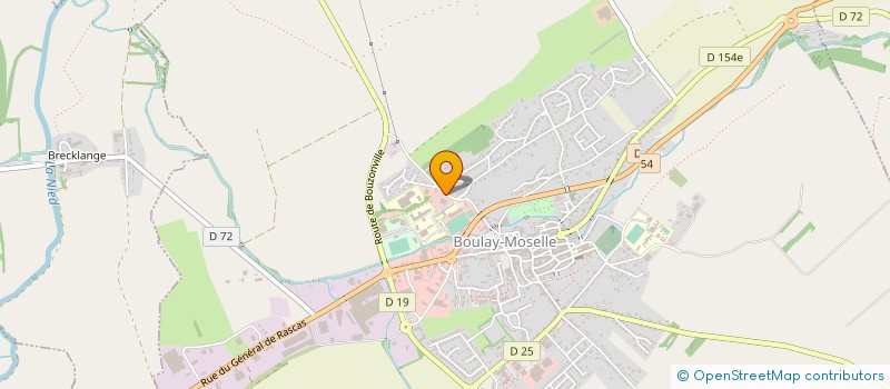 localisation de l'entreprise COLLEGE VICTOR DEMANGE à BOULAY-MOSELLE