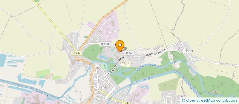 localisation de l'entreprise COLLEGE VICTOR HUGO  HAM