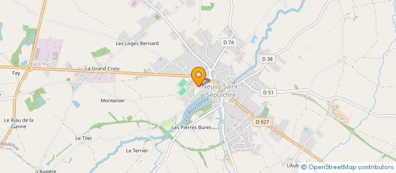 localisation de l'entreprise COLLEGE VINCENT ROTINAT à NEUVY-SAINT-SEPULCHRE