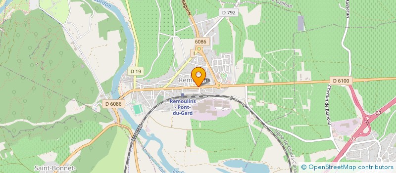 localisation de l'entreprise COLLEGE VOLTAIRE  REMOULINS