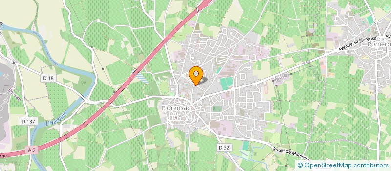 localisation de l'entreprise COLLEGE VOLTAIRE  FLORENSAC