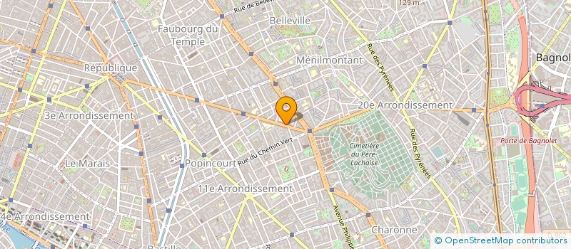 localisation de l'entreprise COLLEGE VOLTAIRE à PARIS
