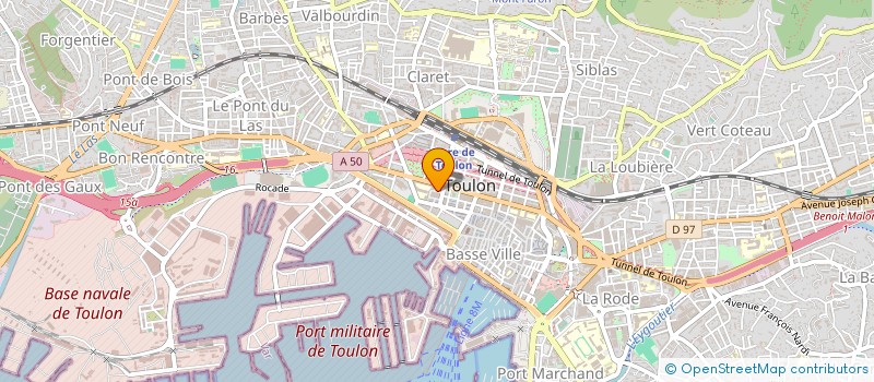 localisation de l'entreprise COLLEGE VOLTAIRE  TOULON