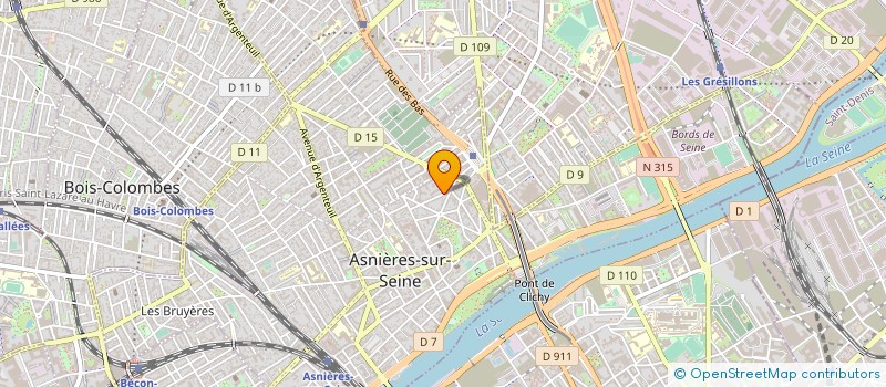 localisation de l'entreprise COLLEGE VOLTAIRE à ASNIERES-SUR-SEINE