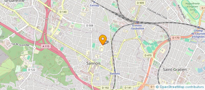 localisation de l'entreprise COLLEGE VOLTAIRE  SANNOIS