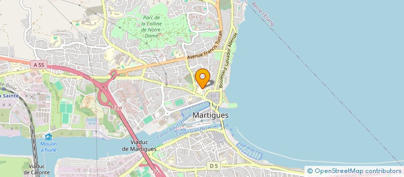localisation de l'entreprise COLLEGE WALLON HENRI à MARTIGUES