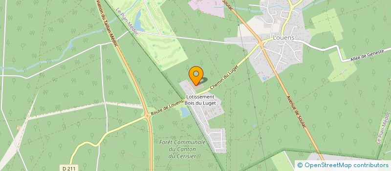 localisation de l'entreprise COLLEGE WANGARI MAATHAI  LE PIAN-MEDOC