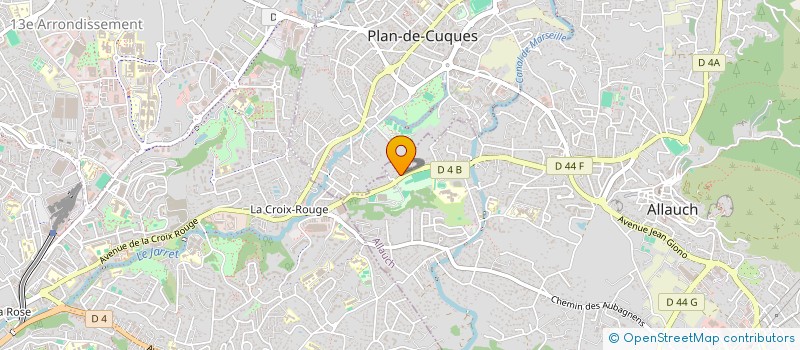 localisation de l'entreprise COLLEGE YVES MONTAND à ALLAUCH