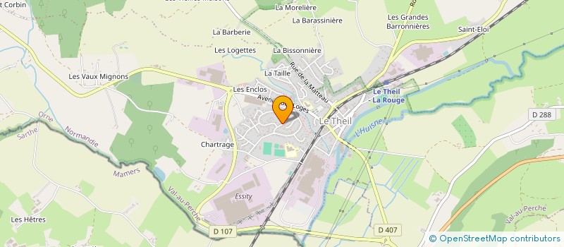 localisation de l'entreprise COLLEGE YVES MONTAND à VAL-AU-PERCHE