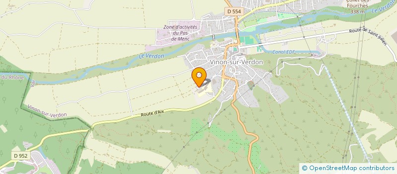 localisation de l'entreprise COLLEGE YVES MONTAND  VINON-SUR-VERDON