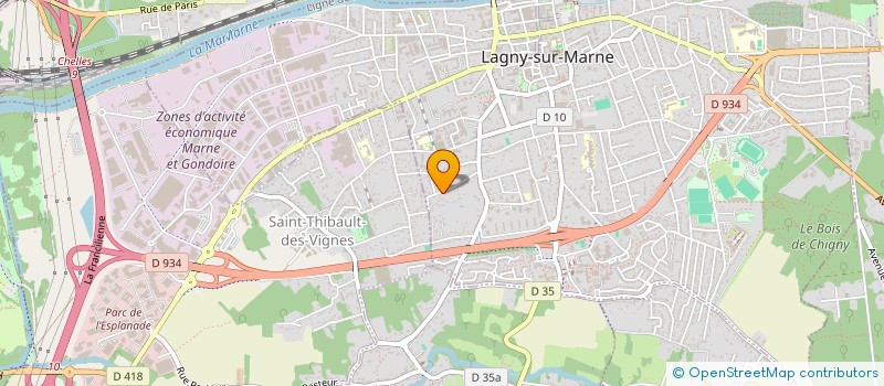 localisation de l'entreprise COLLEGIEN BOXE FRANCAISE SAVATE à LAGNY-SUR-MARNE