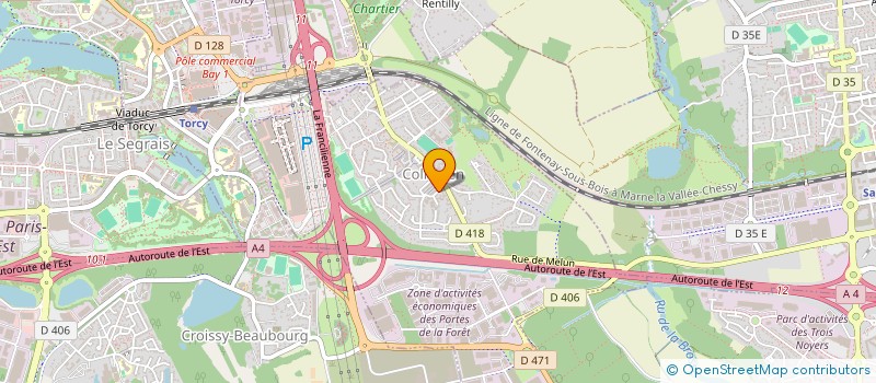 localisation de l'entreprise COLLEGIEN - NET  COLLEGIEN