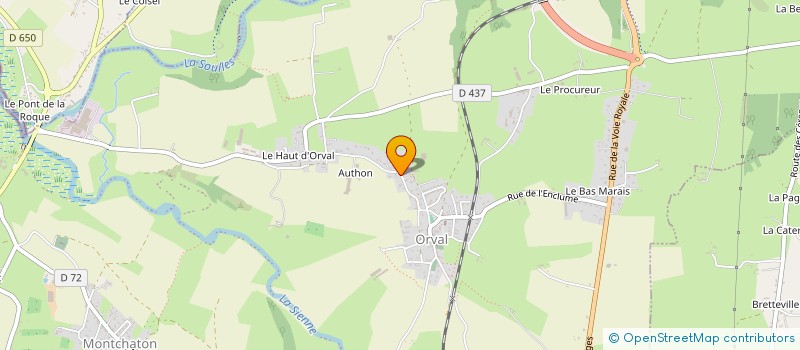 localisation de l'entreprise COLLEGIUM JUBILANS  ORVAL SUR SIENNE