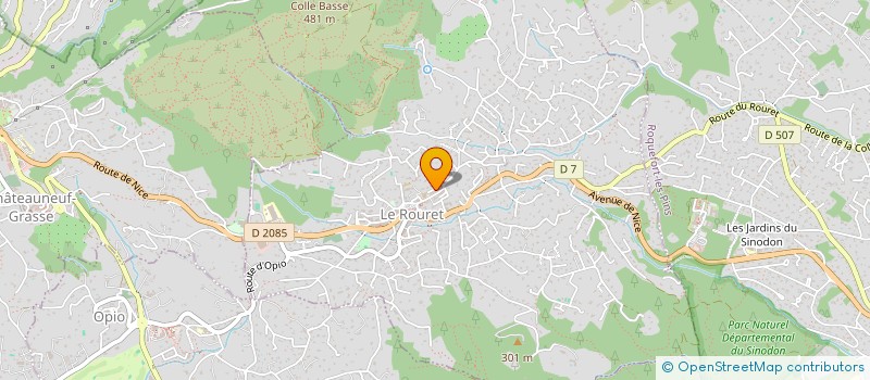 localisation de l'entreprise COLLEGOLAND  LE ROURET