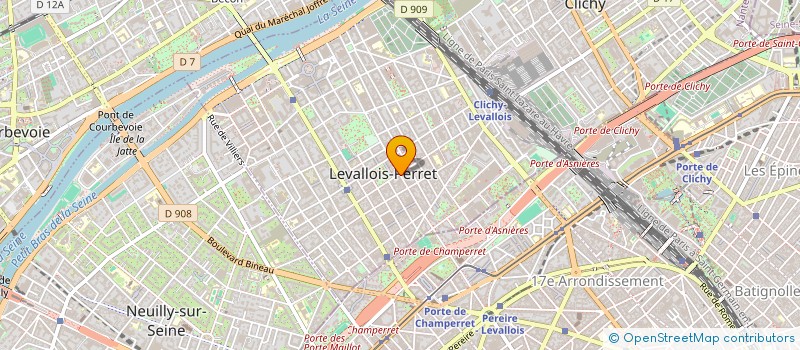 localisation de l'entreprise COLLEL à LEVALLOIS PERRET