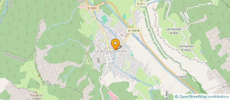 localisation de l'entreprise COLLEMBOLE SPORT à LE BOURG-D'OISANS