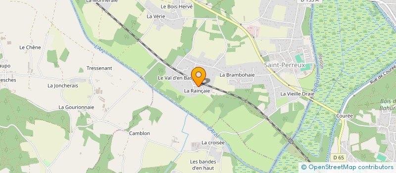 localisation de l'entreprise COLLET 1860  SAINT-PERREUX