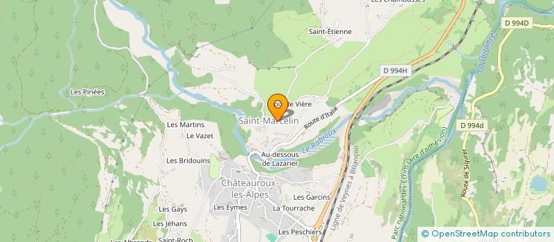 localisation de l'entreprise COLLET  CHATEAUROUX-LES-ALPES