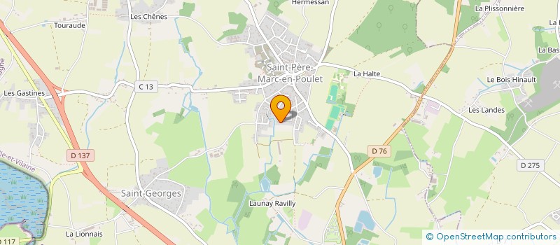 localisation de l'entreprise COLLET à SAINT-PERE-MARC-EN-POULET