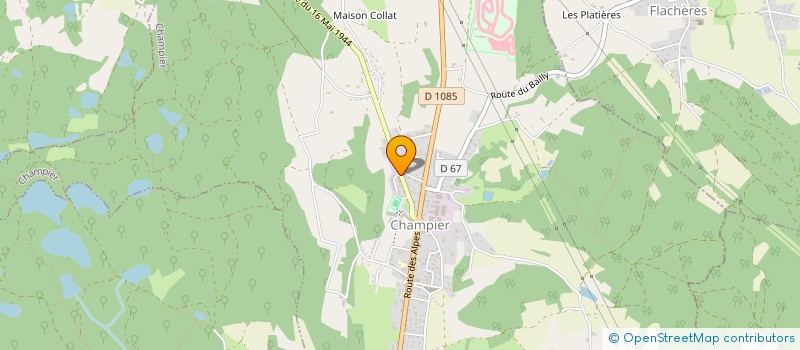 localisation de l'entreprise COLLET  CHAMPIER