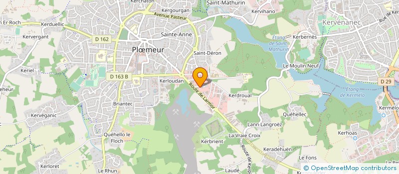 localisation de l'entreprise COLLET&ASSOCIES à PLOEMEUR