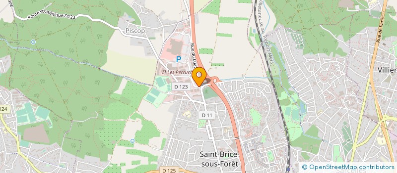 localisation de l'entreprise COLLET BLEU à SAINT-BRICE-SOUS-FORET