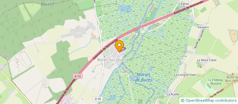localisation de l'entreprise COLLET CHAUFFAGE à TROARN