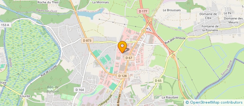 localisation de l'entreprise COLLET COUVERTURE à REDON