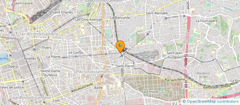 localisation de l'entreprise COLLET DES COMTES à MARSEILLE