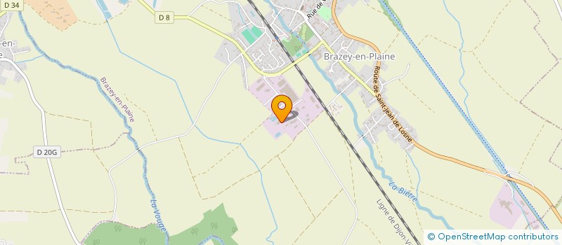 localisation de l'entreprise COLLET ENVIRONNEMENT à BRAZEY-EN-PLAINE