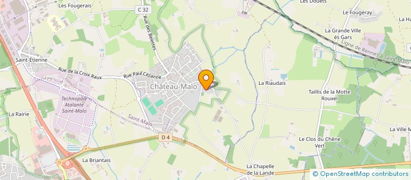 localisation de l'entreprise COLLET ET CIE  SAINT-MALO