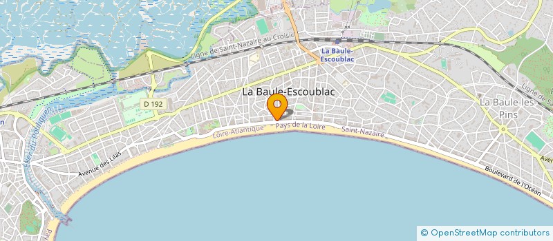 localisation de l'entreprise COLLET FOREST à LA BAULE-ESCOUBLAC