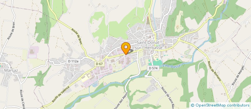 localisation de l'entreprise COLLET IZIER à SAINT-DONAT-SUR-L HERBASSE