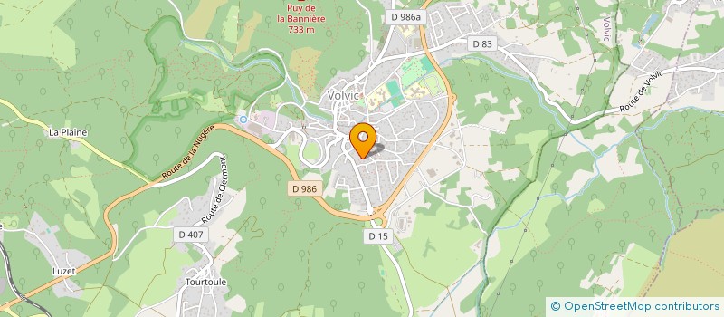 localisation de l'entreprise COLLET LEBAS DE LACOUR  VOLVIC